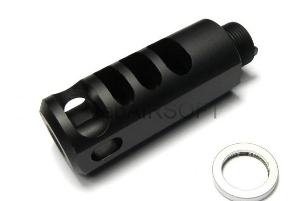 T Apple Airsoft Compensator ADB Aluminium Flash Hider